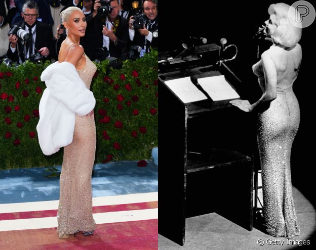 No MET Gala 2022, Kim Kardashian escolheu vestido original de Marylin Monroe
