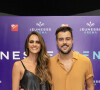 Joaquim Lopes levou a mulher, Marcella Fogaça, para show de Ivete Sangalo no RJ