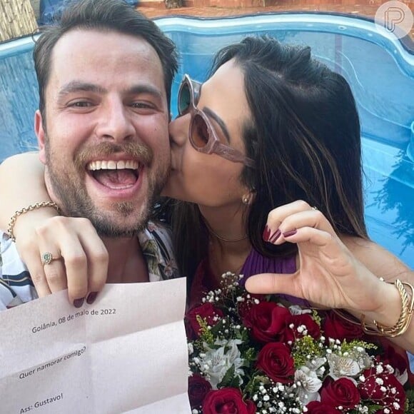 Gustavo Marsengo pediu Laís Caldas em namoro com carta