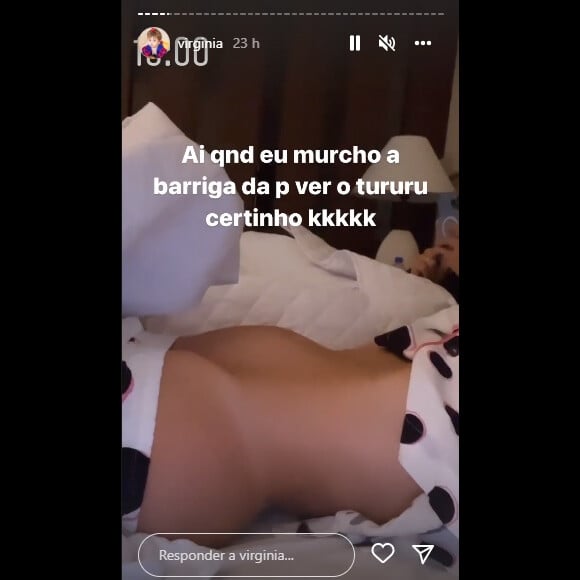 Virgínia Fonseca mostrou o novo formato da barriga aos quatro meses de gestação