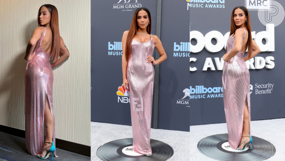Anitta usa vestido luxuoso de grife para apresentar o Billboard Music Awards. Fotos!