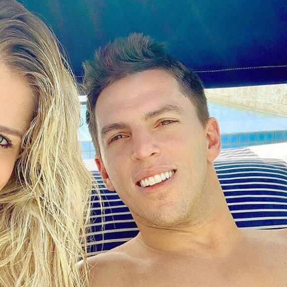 Karina Bacchi e Amaury Nunes são pais de Enrico, de 4 anos