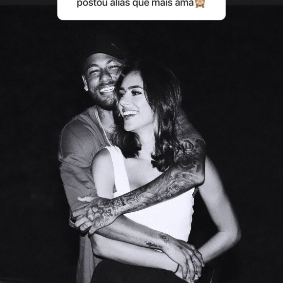 Bruna Biancardi e Neymar não economizam na troca de carinho nas redes sociais