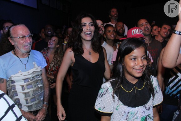 Juliana Paes vai a show de Ivete Sangalo no Rio de Janeiro