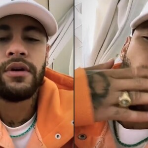 Neymar manda recado após incidente de avião
