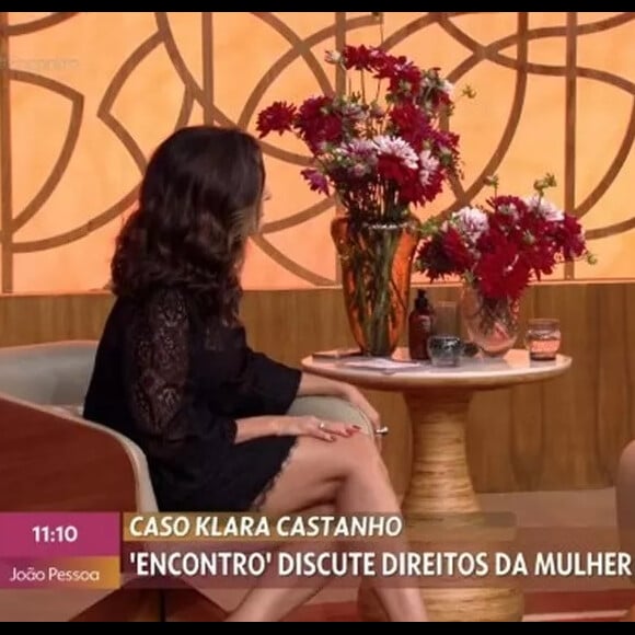 "As dores são as mesmas, e o respeito deve ser o mesmo", disse Fátima Bernardes sobre o caso Klara Castanho