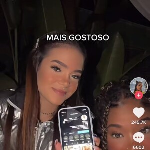 Mel Maia participou de uma trend no TikTok e mostrou alguns nomes com quem já ficou