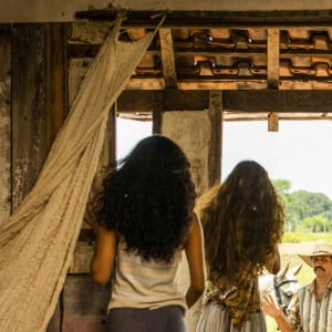 Tibério e Muda voltam a não se entender após casamento na novela 'Pantanal'