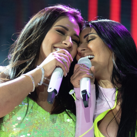 Simone e Simaria: briga pública começou após o vazamento de um áudio de um bate-boca entre elas no 'Programa do Ratinho'