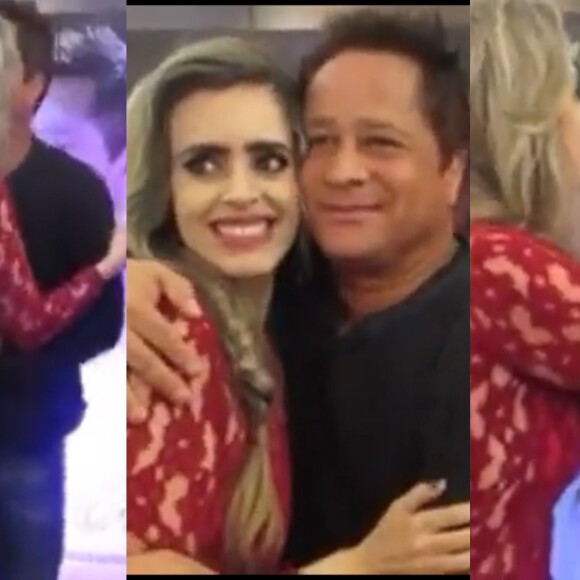 Mulher que viralizou ao beijar Leonardo em camarim se pronuncia