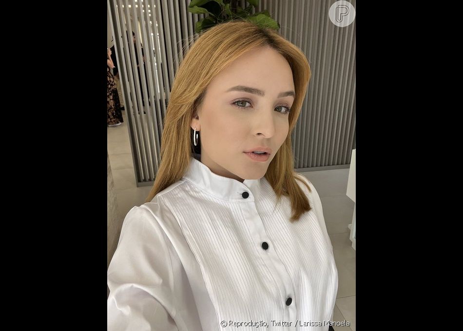 O cabelo ruivo de Larissa Manoela deu lugar a um tom mais escuro de castanho após transformação