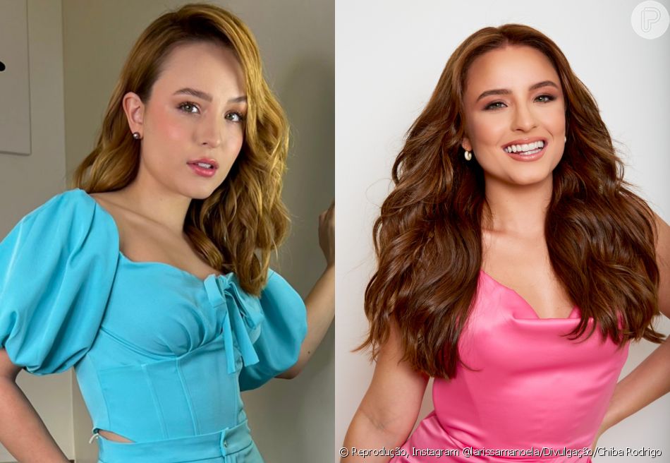 Após o fim da novela 'Além da Ilusão', Larissa Manoela surgiu com cabelo castanho