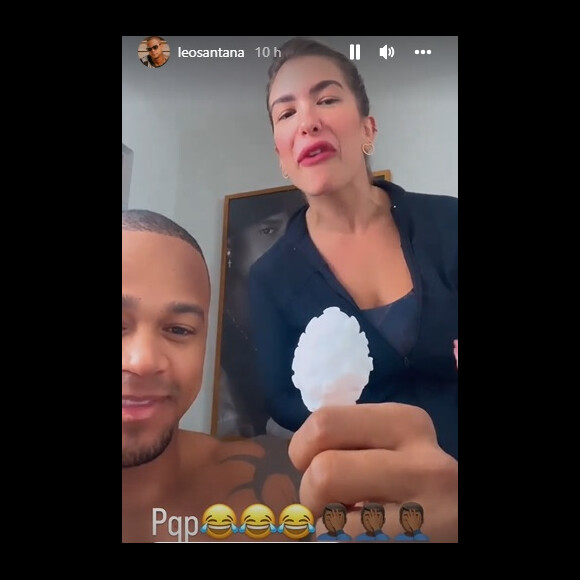 Leo Santana achou que o presente era um porta-ovo