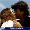 Evandro Mesquita beijou pela primeira vez na televisão em 'Fera Radical', de 1988. O par romântico dele foi Cláudia Abreu