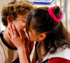 Song (Bella Chiang) e Luigi (Enzo Krieger): 1º beijo na novela 'Poliana Moça'