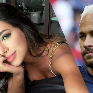 Namorada de Neymar, Bruna Biancardi esquentou a temperatura na web neste domingo (07)