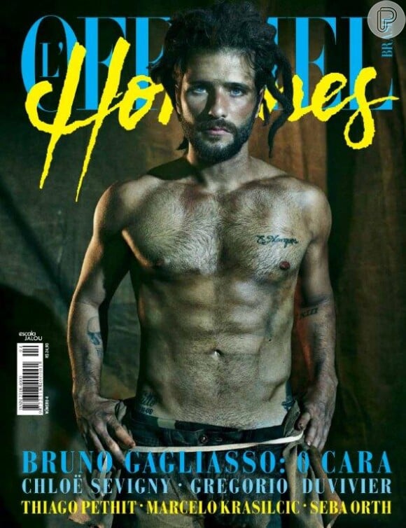 O ator é a capa da quarta edição da revista 'L´Officiel Hommes', que chega às bancas nesta sexta (19)