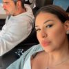 Simone Mendes posa com o marido após voltar ao Brasil
