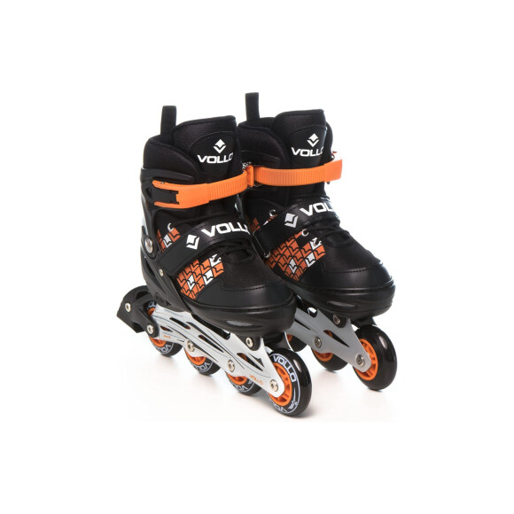 Patins in Line em cores marcantes: laranja e preto dão estilo ao modelo da Vollo Sports