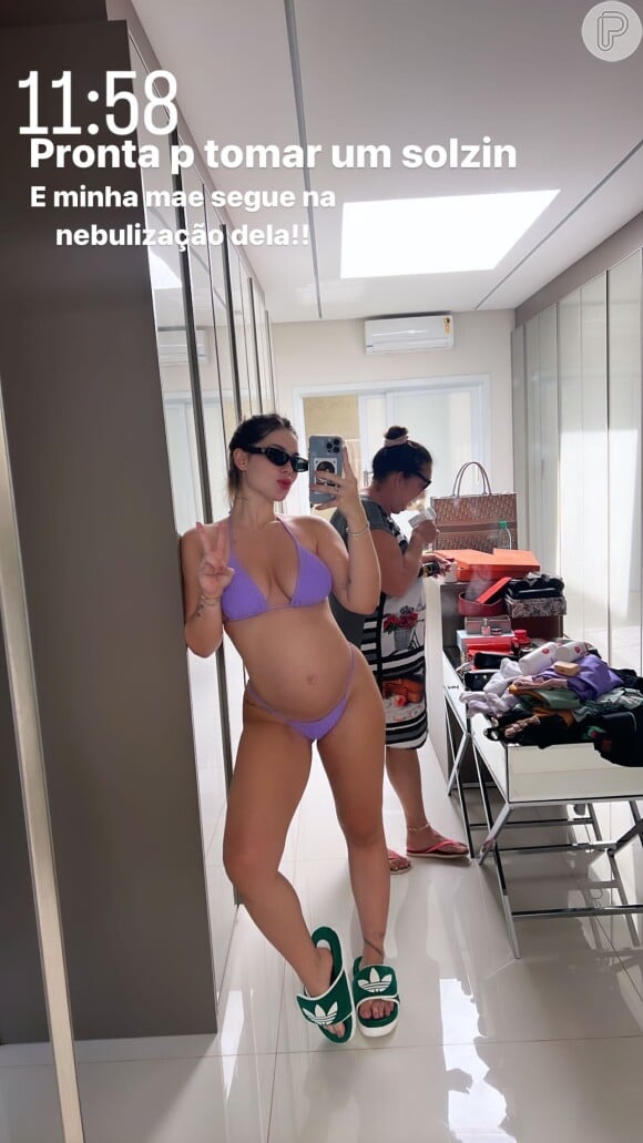 Virginia Fonseca está grávida de 7 meses