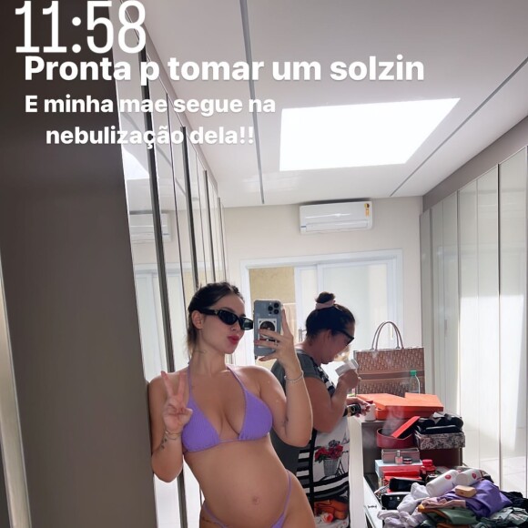 Virginia Fonseca está grávida de 7 meses