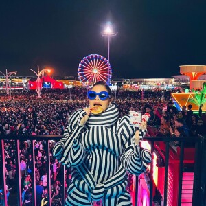 Gkay usou roupa com enchimentos para novo dia de Rock in Rio