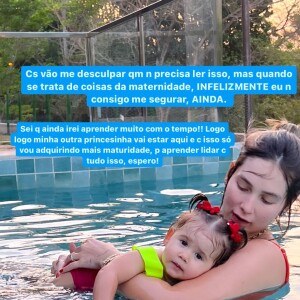 Filha de Virginia Fonseca, Maria Alice foi defendida pela mãe após pediatra indicar atraso em seu desenvolvimento