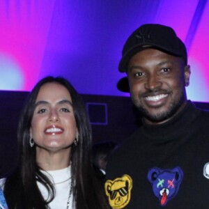 Thiaguinho curtiu o Rock in Rio com a namorada, Carol Peixinho