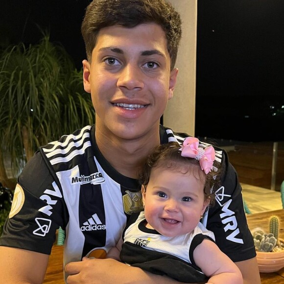 Zaya, filha de Hulk com Camila Ângelo, tem cinco meses