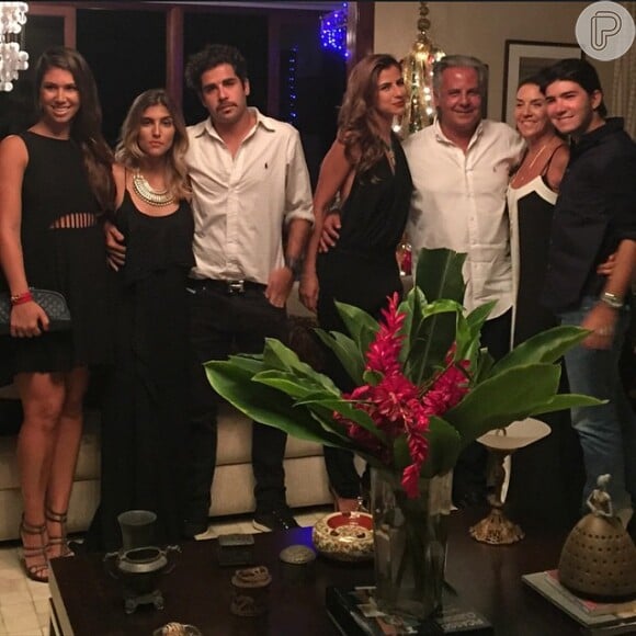 Paula Morais passou a noite de Natal ao lado de familiares no Rio de Janeiro