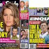 Separação de Gisele Bündchen e Tom Brady é tema de revistas e tabloides