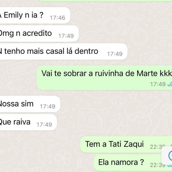 A Fazenda: assessor expõe prints sobre plano de Thomaz para formar casal no programa