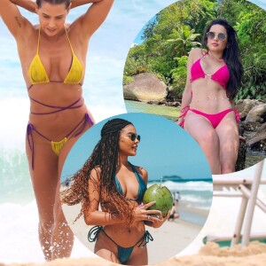 Biquíni já! Essas tendências de moda praia das famosas que vão te fazer querer ir para o mar ou a piscina agora
