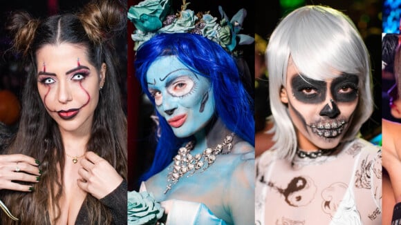 Foto: Fantasia de casal para usar no Halloween: maquiagem marcante e no  colo fizeram parte desse visual - Purepeople