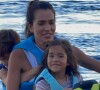 Adriana Sant'Anna se mudou para Flórida com os filhos, Linda e Rodrigo
