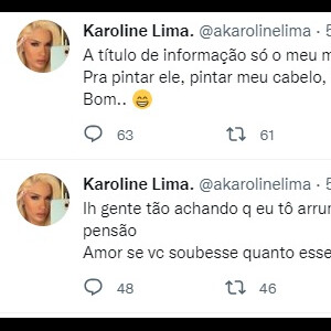 Karoline Lima explicou quanto custa seu cabelo