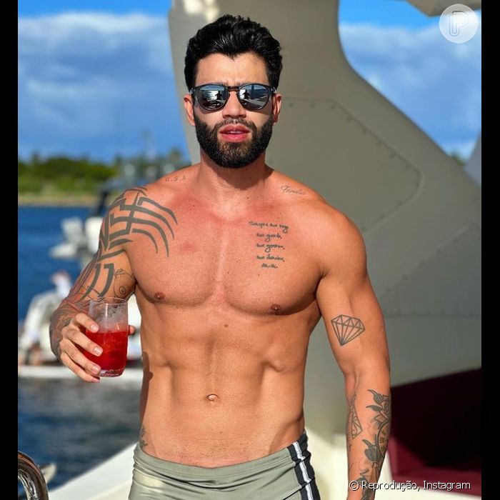 Gusttavo Lima Exibiu O Corpo Sarado Em Fotos De Sunga Purepeople