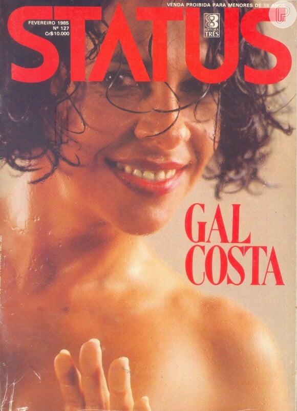 Gal Costa posou nua para uma revista masculina aos 40 anos; cantora nunca teve pudores ao explorar o corpo e a sensualidade em trabalhos artísticos