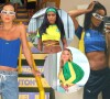 Reage, Brasil! Cropped e corset marcam 'golaço' em looks de famosas na torcida. Veja + de 15 fotos