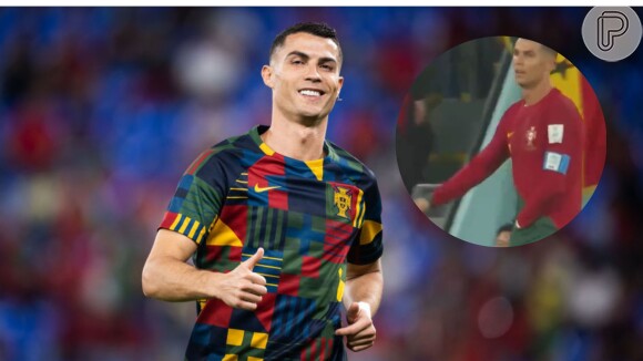 Cristiano Ronaldo viraliza com gesto inusitado em jogo da Copa do Mundo 2022