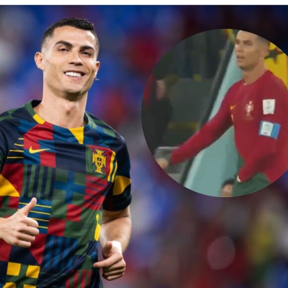 Cristiano Ronaldo viraliza com gesto inusitado em jogo da Copa do Mundo 2022