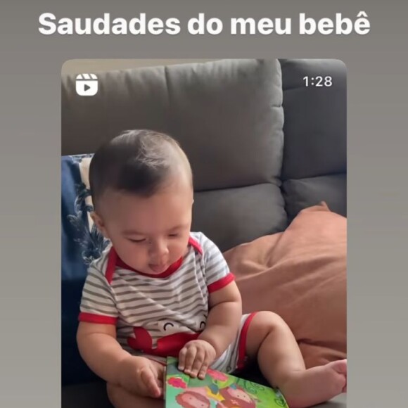 Andressa Urach compartilha vídeo do filho e lamenta ausência do bebê