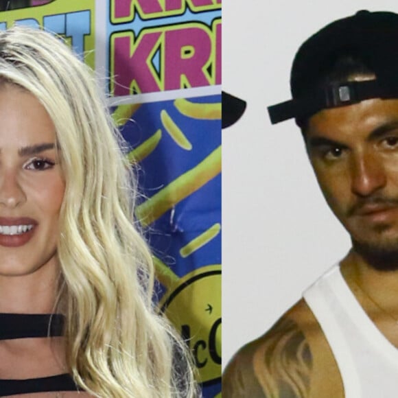 Yasmin Brunet e Gabriel Medina foram ao Kriok Festival, na Marquês de Sapucaí, neste sábado 3 de dezembro de 2022