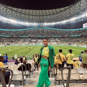 Jéssica Turini também foi vista entrando no treino da seleção brasileira