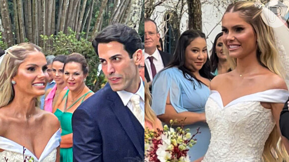 Bárbara Evans se casou com Gustavo Theodoro em fazenda no interior de São Paulo