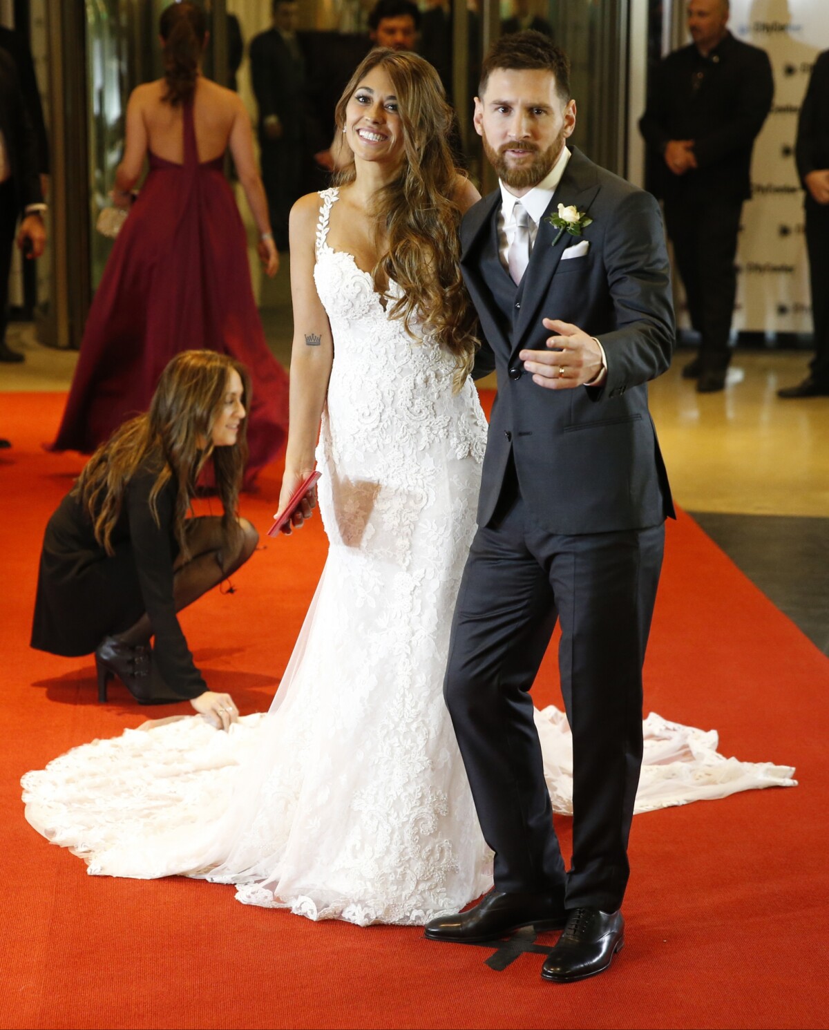 Foto: Messi e Antonella Raccuzzo realizaram casamento em 2017, mas se ...
