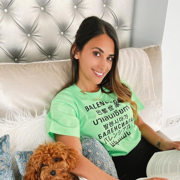 Antonela Roccuzzo costuma compartilhar seus hobbies para os mais de 27 milhões de seguidores