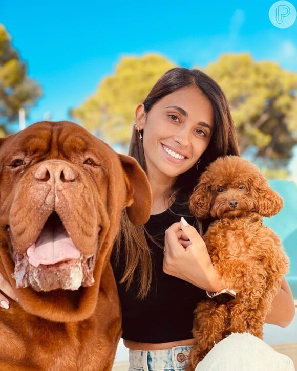 Antonela Roccuzzo é apaixonada por animais