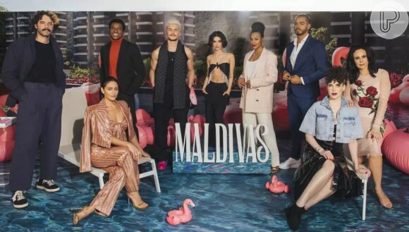 Romaní atuou com Bruna Marquezine, Manu Gavassi, Carol Castro e Sheron Menezzes na série 'Maldivas'