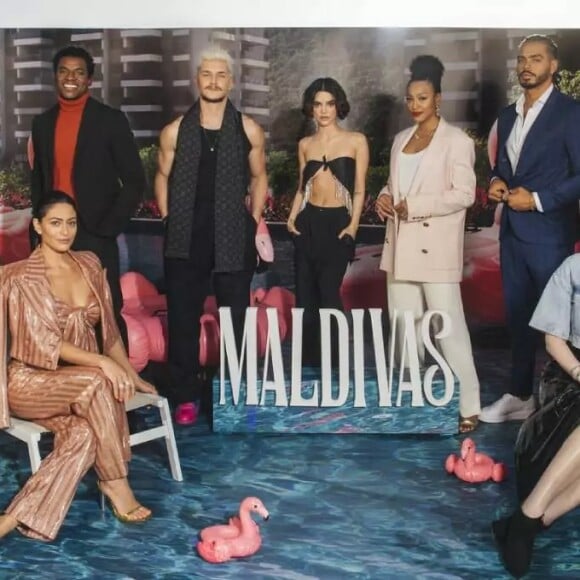 Romaní atuou com Bruna Marquezine, Manu Gavassi, Carol Castro e Sheron Menezzes na série 'Maldivas'